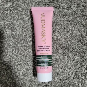 MUDMASKY Pink Clay Pearl Polish Superglow Mask - Pink
